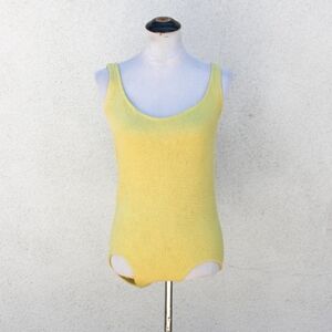 Vintage 1960s Bright Yellow Swimsuit by Eileen Holdie New York / Swimwear